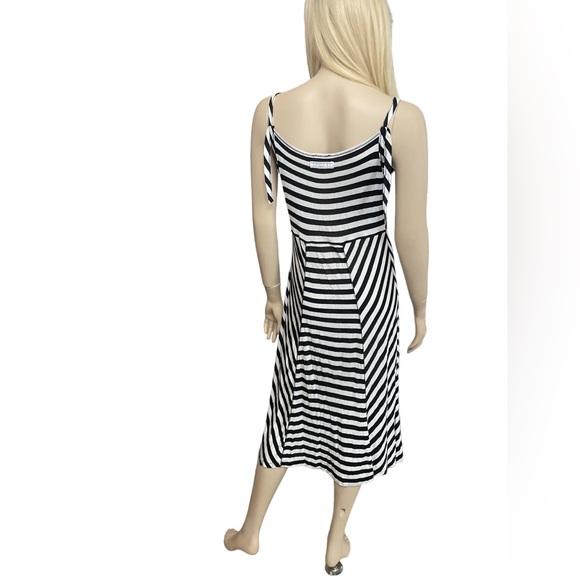 Escada Sport Black White Striped Dress - Picture 6 of 8